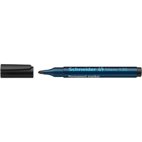 Marker permanent Schneider Maxx 130, scriere de 1 - 3 mm, negru
