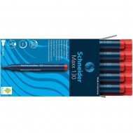 Marker permanent Schneider Maxx 130, scriere de 1 - 3 mm, rosu