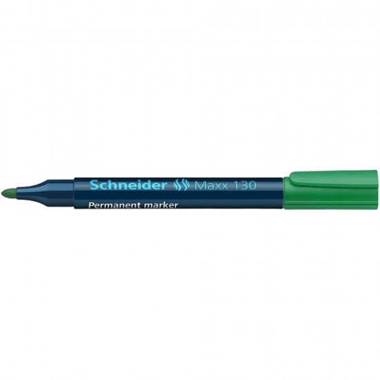 Marker permanent Schneider Maxx 130, scriere de 1 - 3 mm, verde