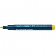 Marker permanent Schneider Maxx 130, scriere de 1 - 3 mm, galben