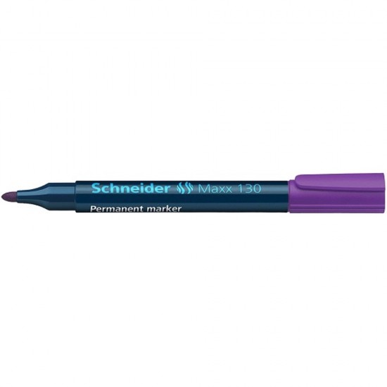 Marker permanent Schneider Maxx 130, scriere de 1 - 3 mm, mov