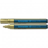 Marker cu vopsea SCHNEIDER Maxx 270, varf rotund 1-3mm - auriu