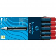 Marker cu vopsea SCHNEIDER Maxx 270, varf rotund 1-3mm - rosu
