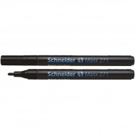 Marker cu vopsea SCHNEIDER Maxx 271, varf rotund 1-2mm - negru