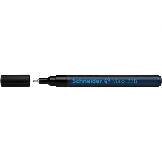 Marker cu vopsea SCHNEIDER Maxx 278, varf rotund 0.8mm - negru