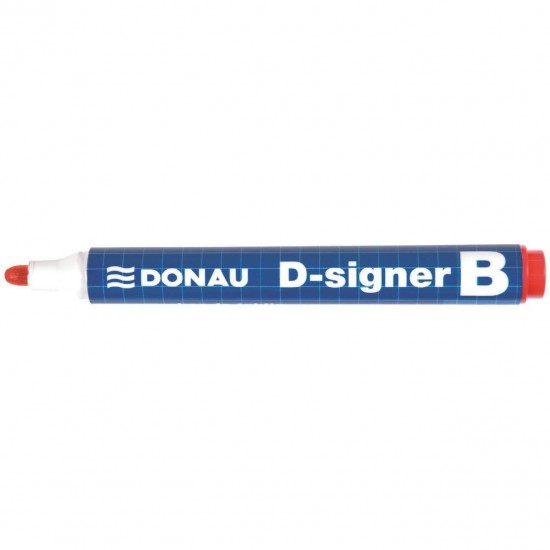 Marker whiteboard DONAU D-Singer B, scriere de 2 - 4 mm, rosu