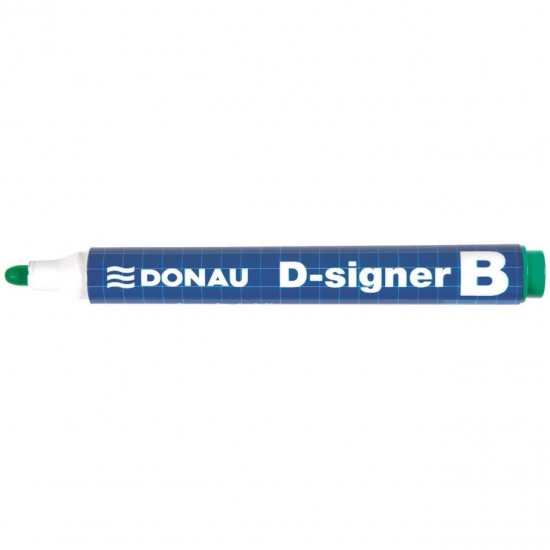 Marker whiteboard DONAU D-Singer B, scriere de 2 - 4 mm, verde