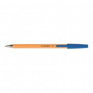Pix fara mecanism Q-CONNECT Yellow Fine, scriere de 0.4 mm, albastru