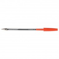 Pix fara mecanism Q-CONNECT Cristal, corp transparent, scriere de 0.7 mm, rosu