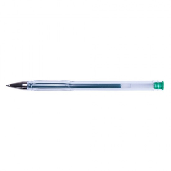 Pix transparent cu gel, varf 0.5mm, Office Products - verde
