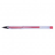 Pix transparent cu gel, varf 0.5mm, Office Products - rosu
