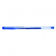 Pix cu gel OFFICE Products, corp transparent, scriere de 0.7 mm, albastru