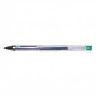 Pix cu gel OFFICE Products, corp transparent, scriere de 0.7 mm, verde