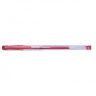 Pix cu gel OFFICE Products, corp transparent, scriere de 0.7 mm, rosu