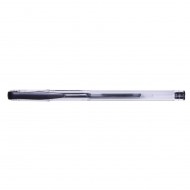 Pix cu gel OFFICE Products, corp transparent, scriere de 0.7 mm, negru