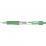 Pix cu gel, mecanism retractabil, rubber grip, 0.5 mm, cerneala rezistenta la apa, DONAU - verde