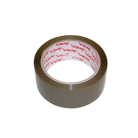 Banda adeziva pentru ambalare VIBAC Solvent , 48 mm x 60 m, maro