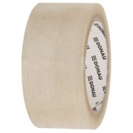 Banda adeziva pentru ambalare DONAU Solvent, 48 mm x 60 m, 46 microni, transparent