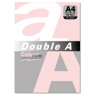 Hartie color pentru copiator A4, 80g/mp, 100coli/top, Double A - pastel flamingo