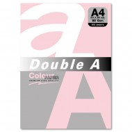 Hartie color pentru copiator A4, 80g/mp, 100coli/top, Double A - pastel pink