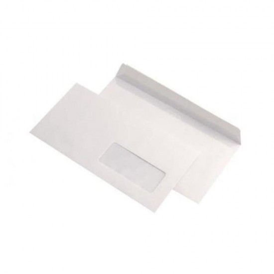 Plic DL alb auto fereastra dreapta (110x220mm) 25 buc/set