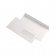 Plic DL alb auto fereastra dreapta (110x220mm) 25 buc/set