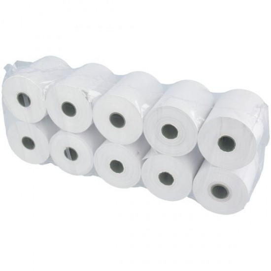 Role termice 57 mm x 18 m, pentru casa de marcat, 10 bucati/set