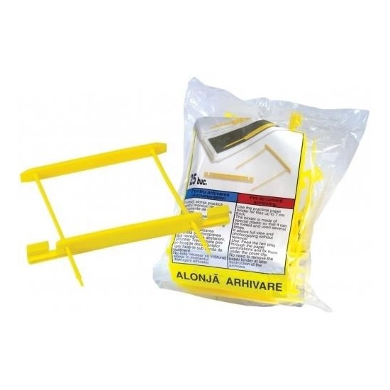 Alonje Dossy Fix pentru cutii de arhivare, 25 buc/set, diferite culori