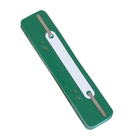 Alonje indosariere DONAU din platic, sina metal, 25 buc/set, verde