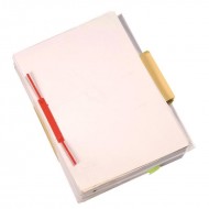 Alonje Q-CONNECT cu insertie metalica pentru cutii de arhivare, 7 cm, rosu