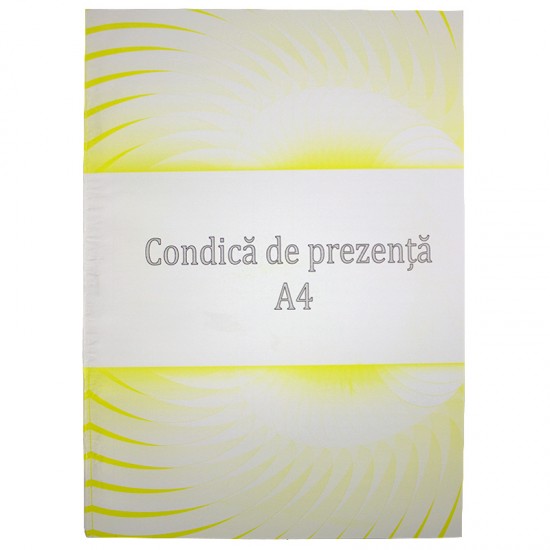 Condica de prezenta, A4, 100 file, hartie offset