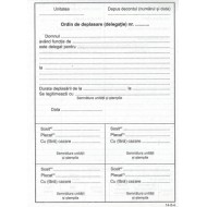Ordin de deplasare, delegatie, A5, 100 file, hartie offset