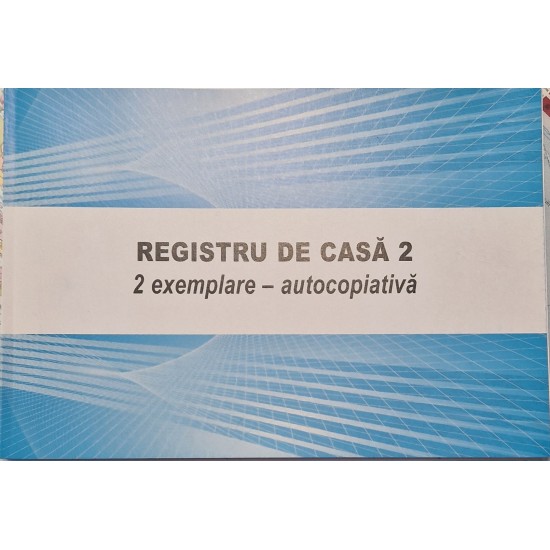 Registru de casa autocopiativ A4, 2 exemplare