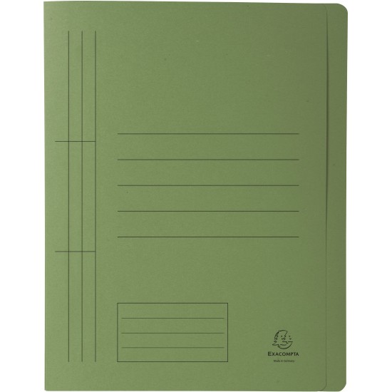 Dosar Carton Sina, 250 Gr/Mp, Verde, Exacompta