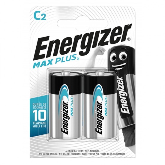 Baterii Max Plus C, LR14, 1.5V, 2 buc/set, Energizer