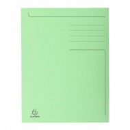 Dosar Carton Tip Plic, Verde, 280 Gr/Mp, Staples