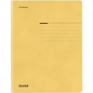 Dosar din carton Falken, tip plic, 320g/mp, galben