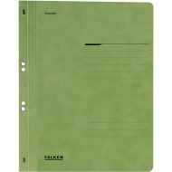 Dosar din carton Falken, de incopciat cu capse, coperta 1/1, sina groasa, 250g/mp, verde