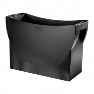 Suport dosare suspendabile HAN Swing pentru 20 dosare, 390 x 150 x 260 mm, negru