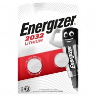 Baterii litiu CR2032, 3V, 2 buc/set, Energizer