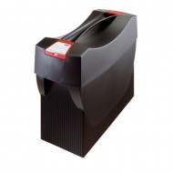 Suport dosare suspendabile HAN Swing pentru 20 dosare, cu capac si maner, 390 x 150 x 260 mm, negru