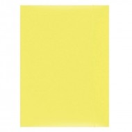 Mapa din carton OFFICE Products, cu elastic vertical, carton 300 gsm, galben