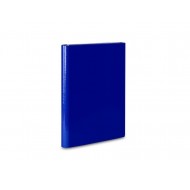 Mapa din carton solid OFFICE Products, cu burduf 40 mm si inchidere cu arici, albastru inchis