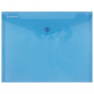Mapa din plastic DONAU cu capsa, C5 (240 x 185 mm), 180 microni, albastru