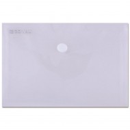 Mapa din plastic DONAU cu capsa, A6 (150 x 115 mm), 180 microni, transparent