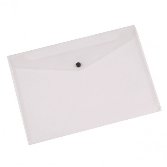 Mapa din plastic Q-CONNECT cu capsa, A3, 460 x 325 mm, 180 microni, transparent