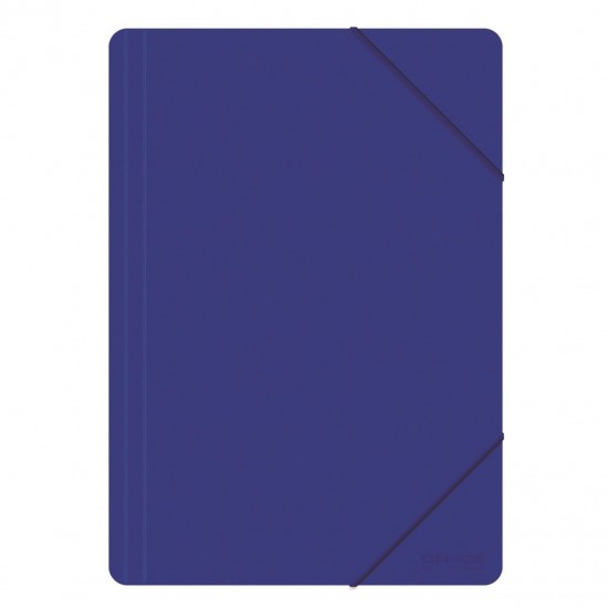 Mapa din plastic OFFICE Products, cu elastic pe colturi, A4, 500 microni, 240 x 320 mm, albastru