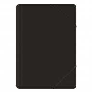 Mapa din plastic OFFICE Products, cu elastic pe colturi, A4, 500 microni, 240 x 320 mm, negru