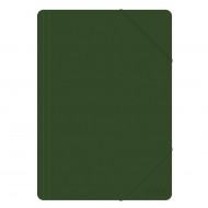 Mapa din plastic OFFICE Products, cu elastic pe colturi, A4, 500 microni, 240 x 320 mm, verde