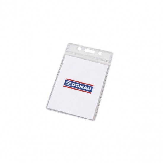 Port card vertical DONAU, exterior 59 x 92 mm, pvc transparent